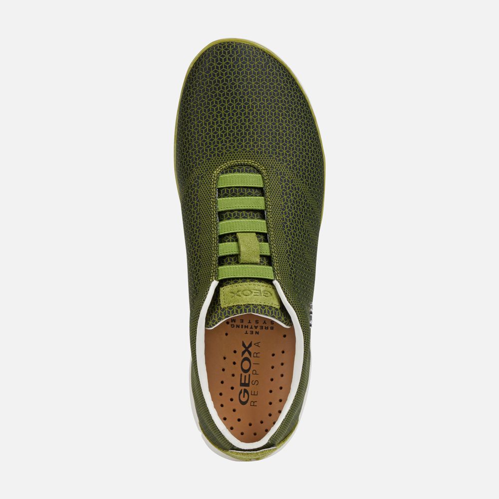 Geox Sneakers Olive Nebula - Geox Mens Shoes - ROLMTS502